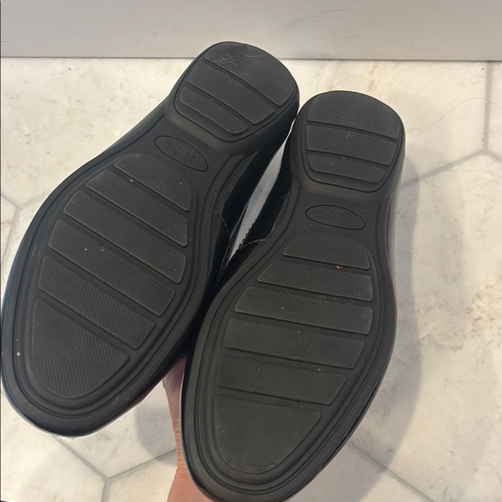 Coach Black Moccasin-Style Flats - Picture 5 of 8